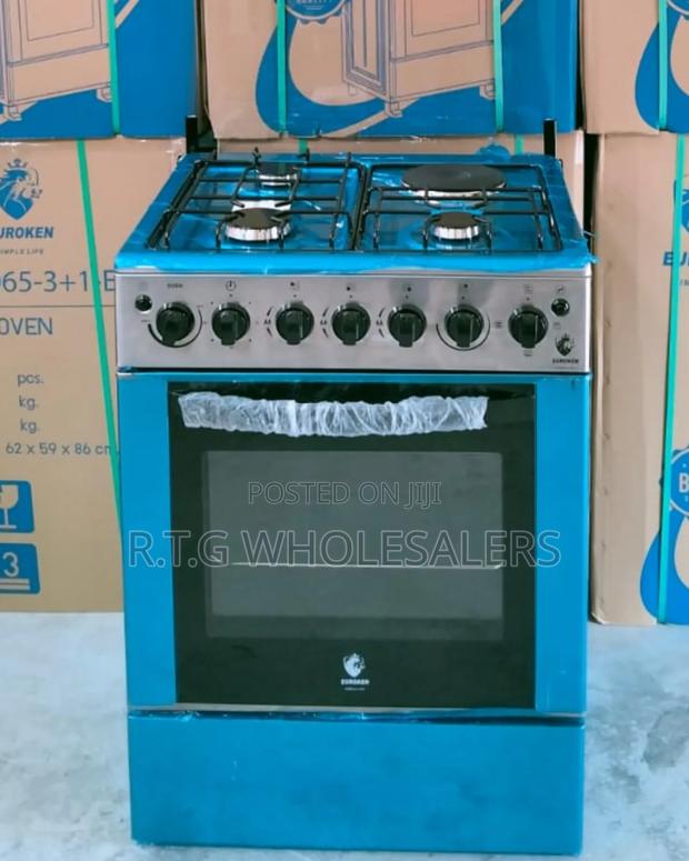 Euroken 3+1 Standing Cooker – Timer, Light Auto Ignition