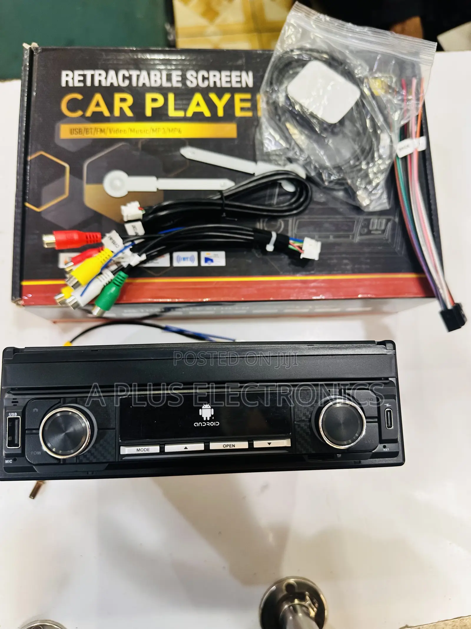Retractable 7 Inch Android Car Radio – In-Dash Multimedia System