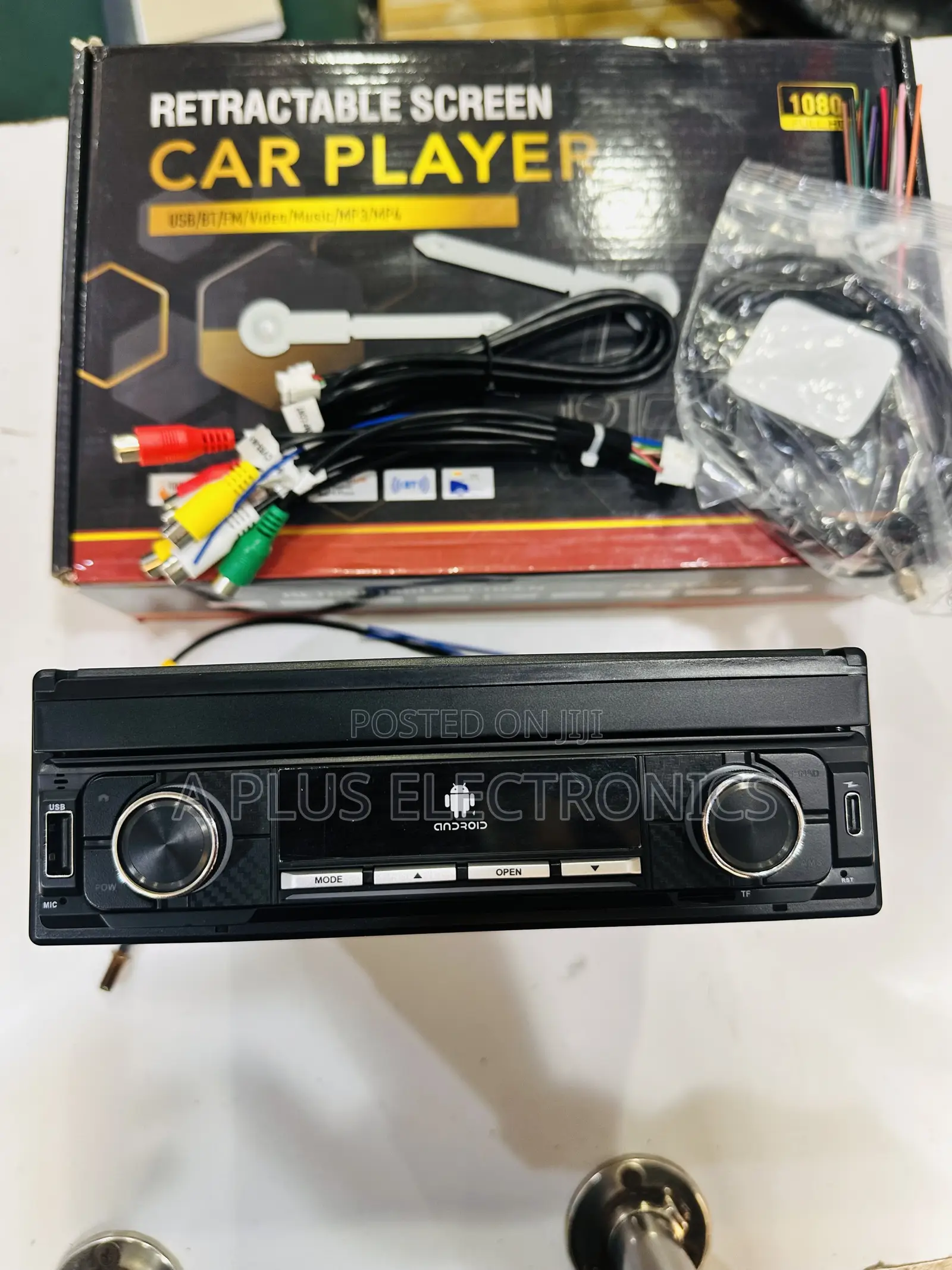 Retractable 7 Inch Android Car Radio – In-Dash Multimedia System