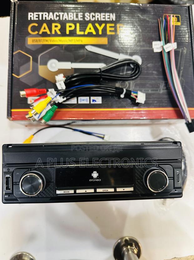 Retractable 7 Inch Android Car Radio – Double Din Multimedia Stereo