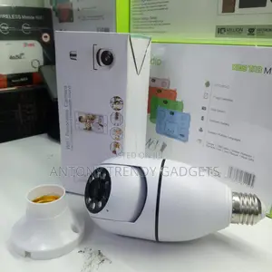 Smart Wifi Light Socket Security Camera With Night Vision