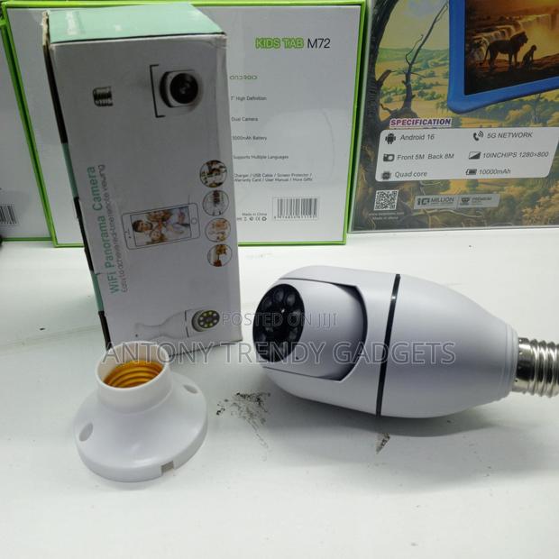 360° Wifi Bulb Camera With Motion Detection & Audio - thumbnail 2
