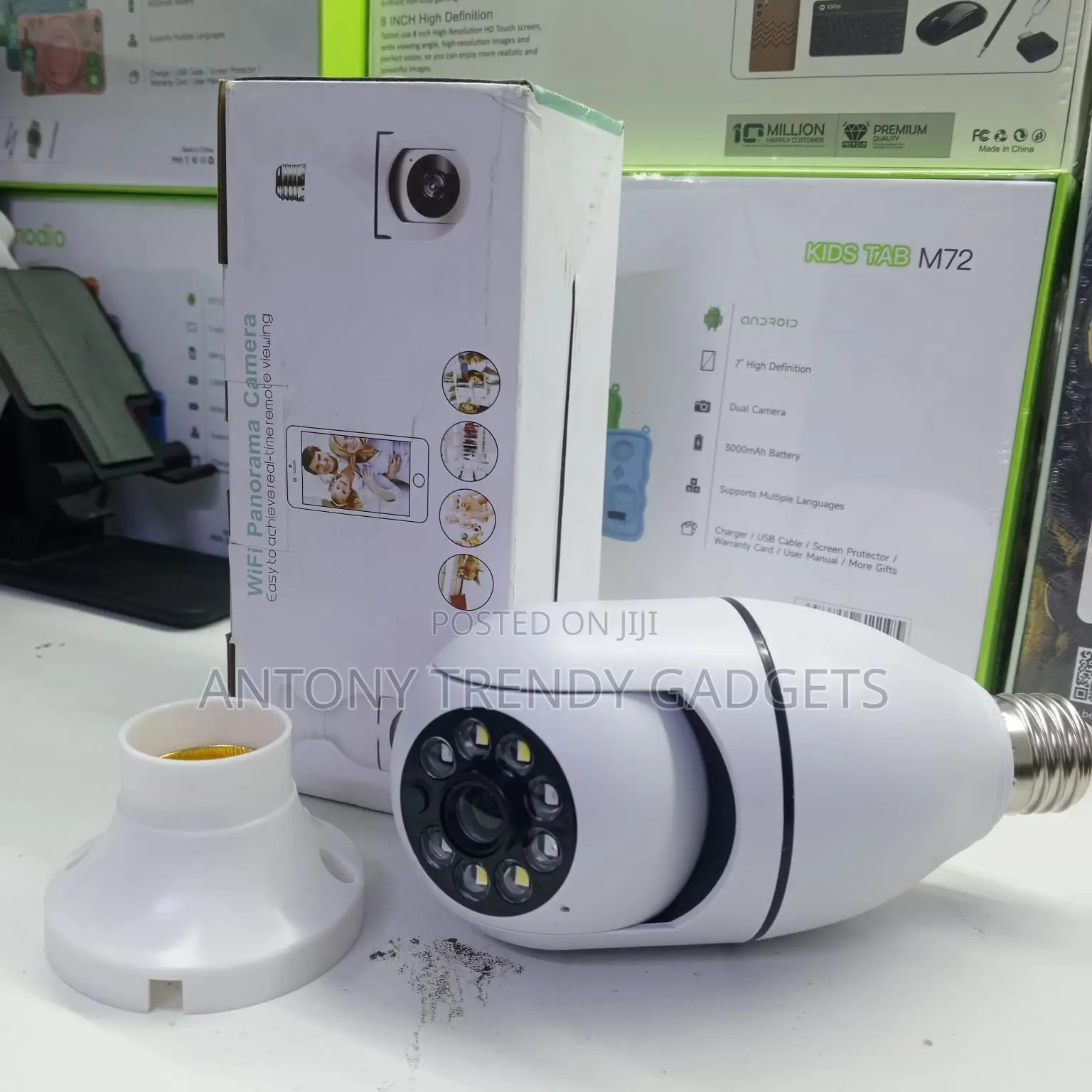1080p Smart Bulb Cctv Camera For Home Surveillance