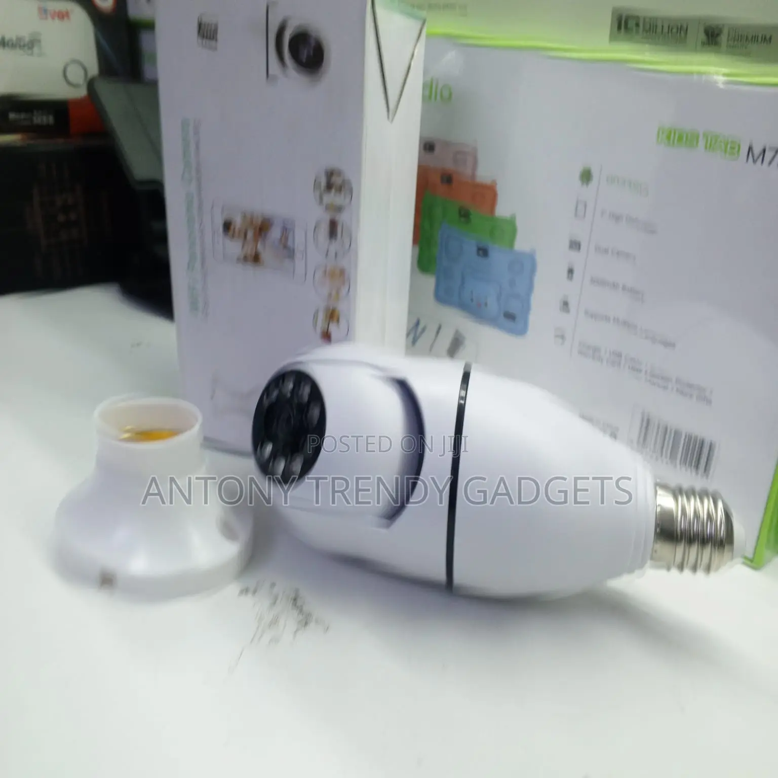 Wireless E27 Panoramic Security Camera With App Control