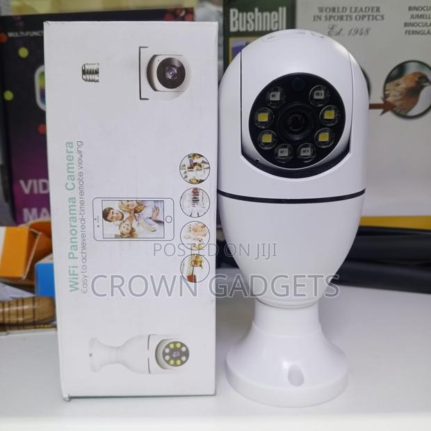 1080p Wifi Bulb Security Camera 360° Panoramic View - thumbnail 2