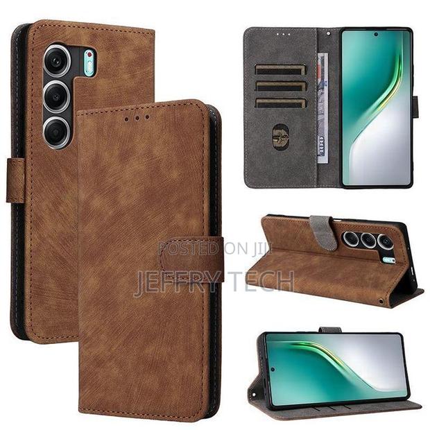 Casley Samsung Galaxy S26 Ultra 5g Flip Leather Wallet Case(Brown)