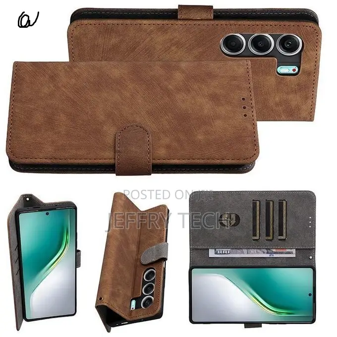 Casley Samsung Galaxy S26 Ultra 5g Flip Leather Wallet Case(Brown)