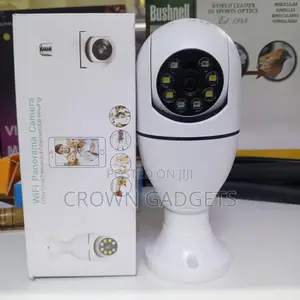 360° Wireless Bulb Camera With Night Vision App