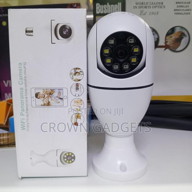 360° Wireless Bulb Camera With Night Vision App - main view