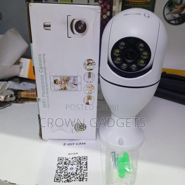 360° Wireless Bulb Camera With Night Vision App - thumbnail 2