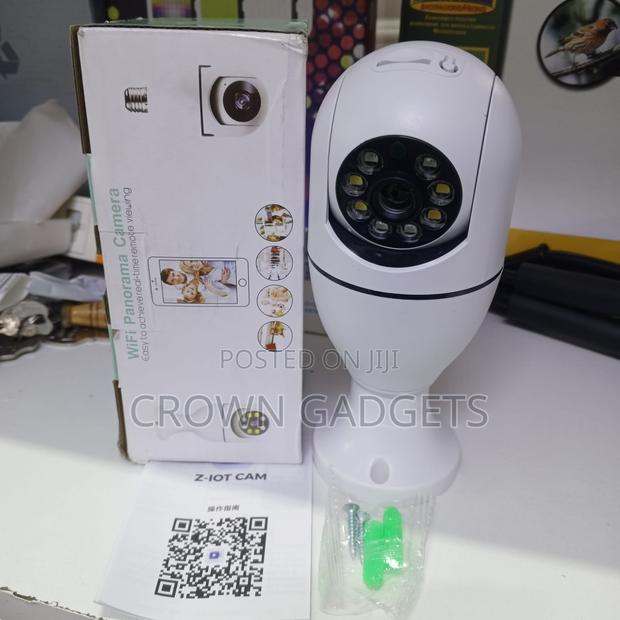 360° Wireless Bulb Camera With Night Vision App - thumbnail 3