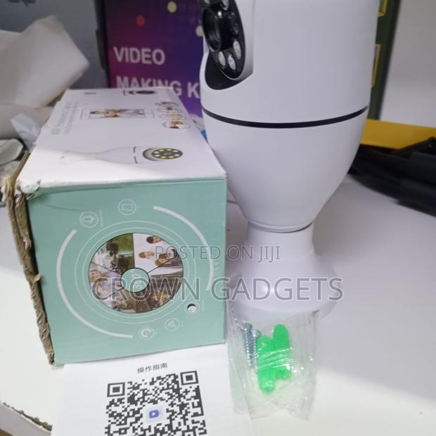 Wifi Smart Bulb Camera Motion Detection Security Cam - thumbnail 2