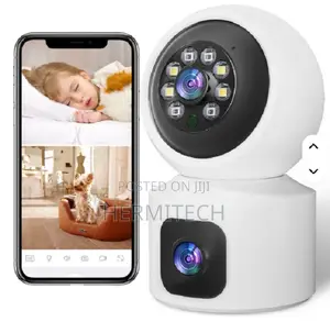 4g+Wifi V380 Dual Lens Nanny Baby Monitor Camera