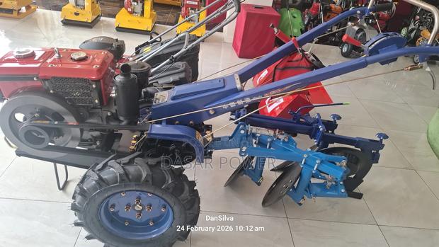 Hand/Walking Tractor With Attachments.
