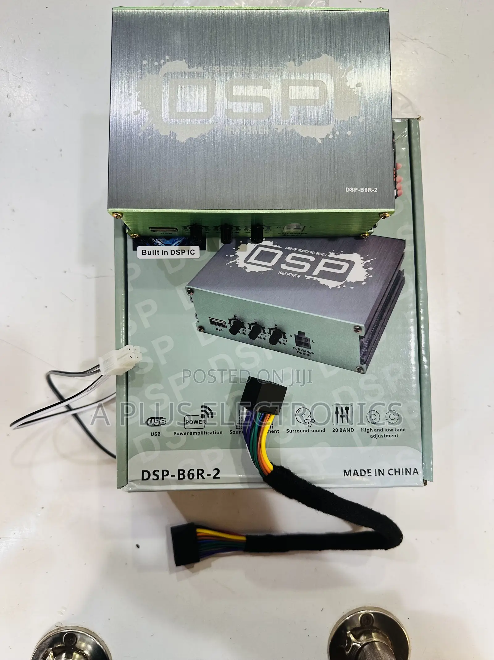DSP Car Amplifier With Equalizer 6 Channel Professional Audio Upgrade