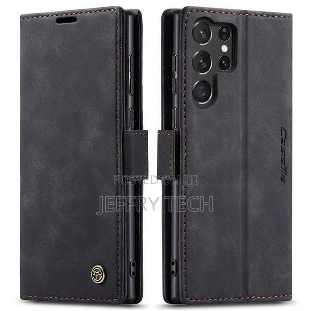 Giokear Caseme Samsung Galaxy S25 Ultra Leather Flip Wallet Cover
