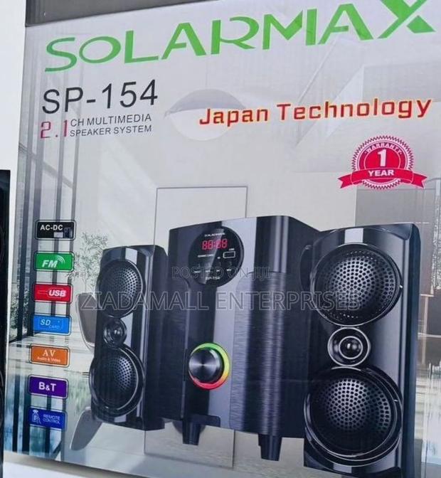Solarmax 2.1 Channel Woofer Speaker System – Feel Every Beat - main view