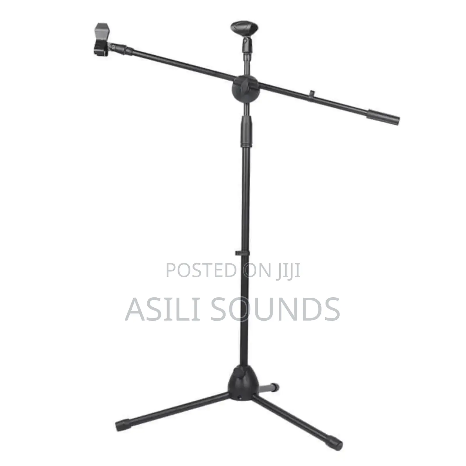 Height-Adjustable Tripod Boom Microphone Stand