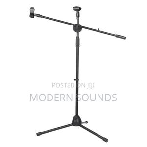 Height-Adjustable Tripod Boom Microphone Stand - thumbnail 2