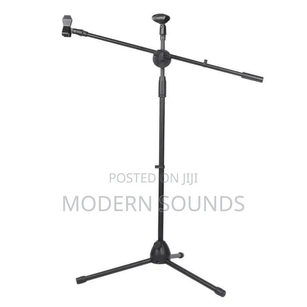 Height-Adjustable Tripod Boom Microphone Stand - main view