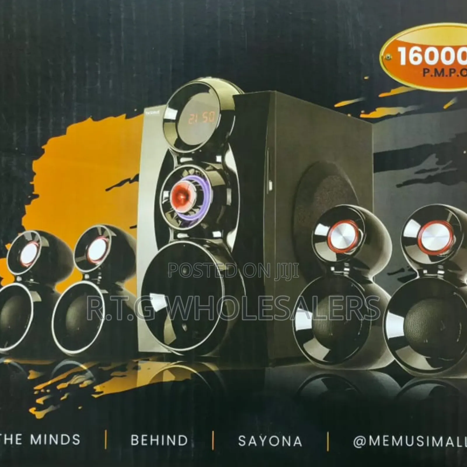 Sayona 1148bt Speaker System With Usb/Sd/Fm Remote