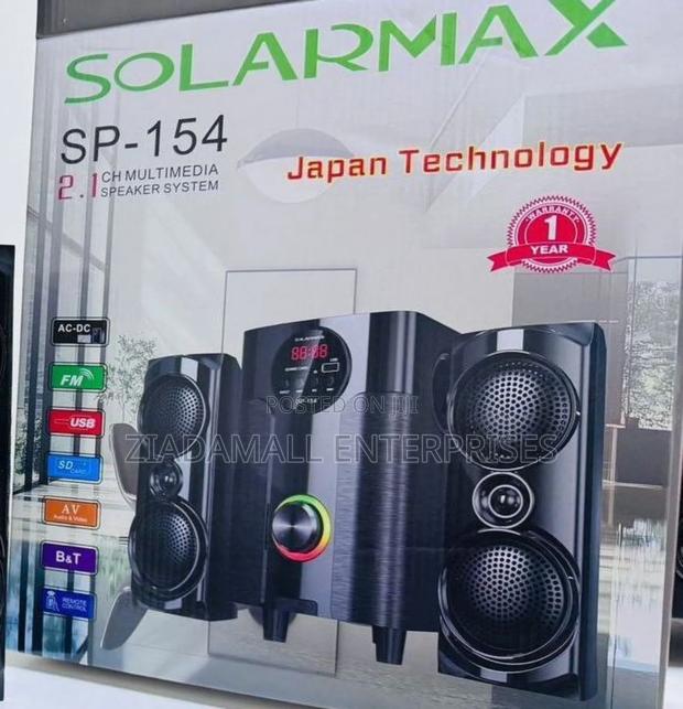 Solarmax 2.1ch Multimedia Sound System – Compact Design, Big Performan