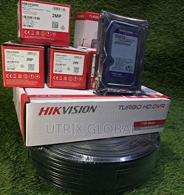 Hikvision 5 Camera Hd Security System Dvr