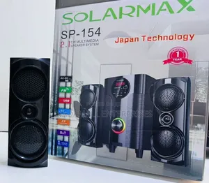 Solarmax Woofer 2.1multimedia Sound System – Compact Design, Big
