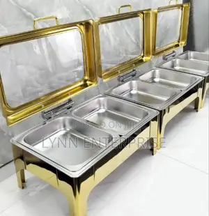 *9l Hydraulic and Golden Rolltops Chafing Dishes