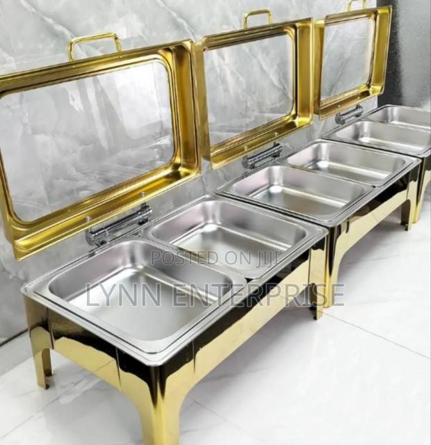 *9l Hydraulic and Golden Rolltops Chafing Dishes