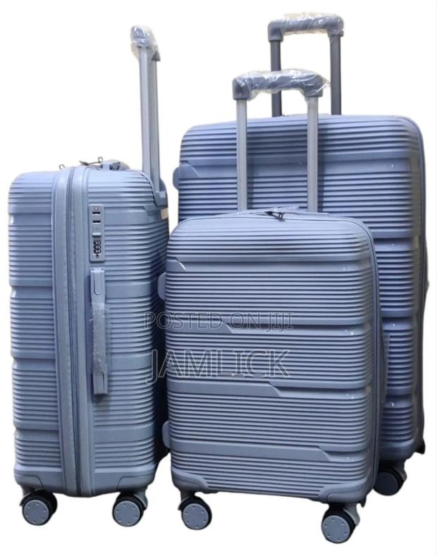 3pcs Set – Size 28 Pioneer Rubber Pp Suitcase - main view