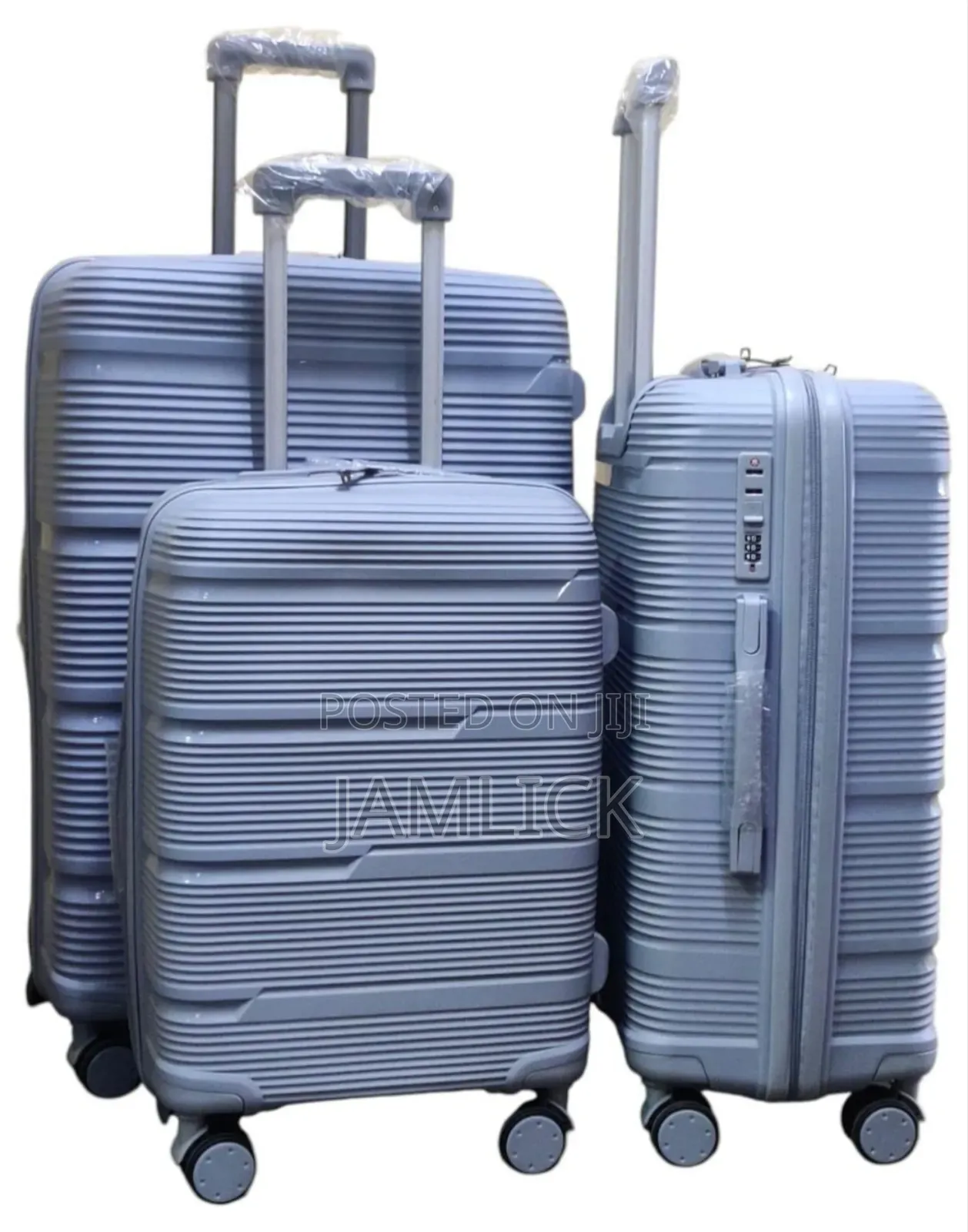 3pcs Set – Size 28 Pioneer Rubber Pp Suitcase
