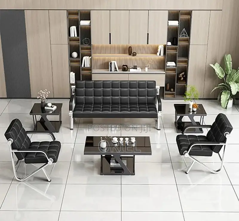 Office Waiting Sofa-Set : Corporate 5-Seater Reception Sofa-Set