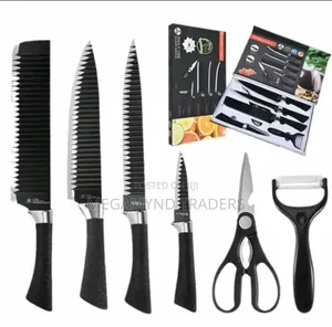6pc Kitchen Knife Set / Non-Stick Knife Set