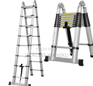 2.8m Telescoping Ladder/ Double Sided Ladder Telescopic - thumbnail 2