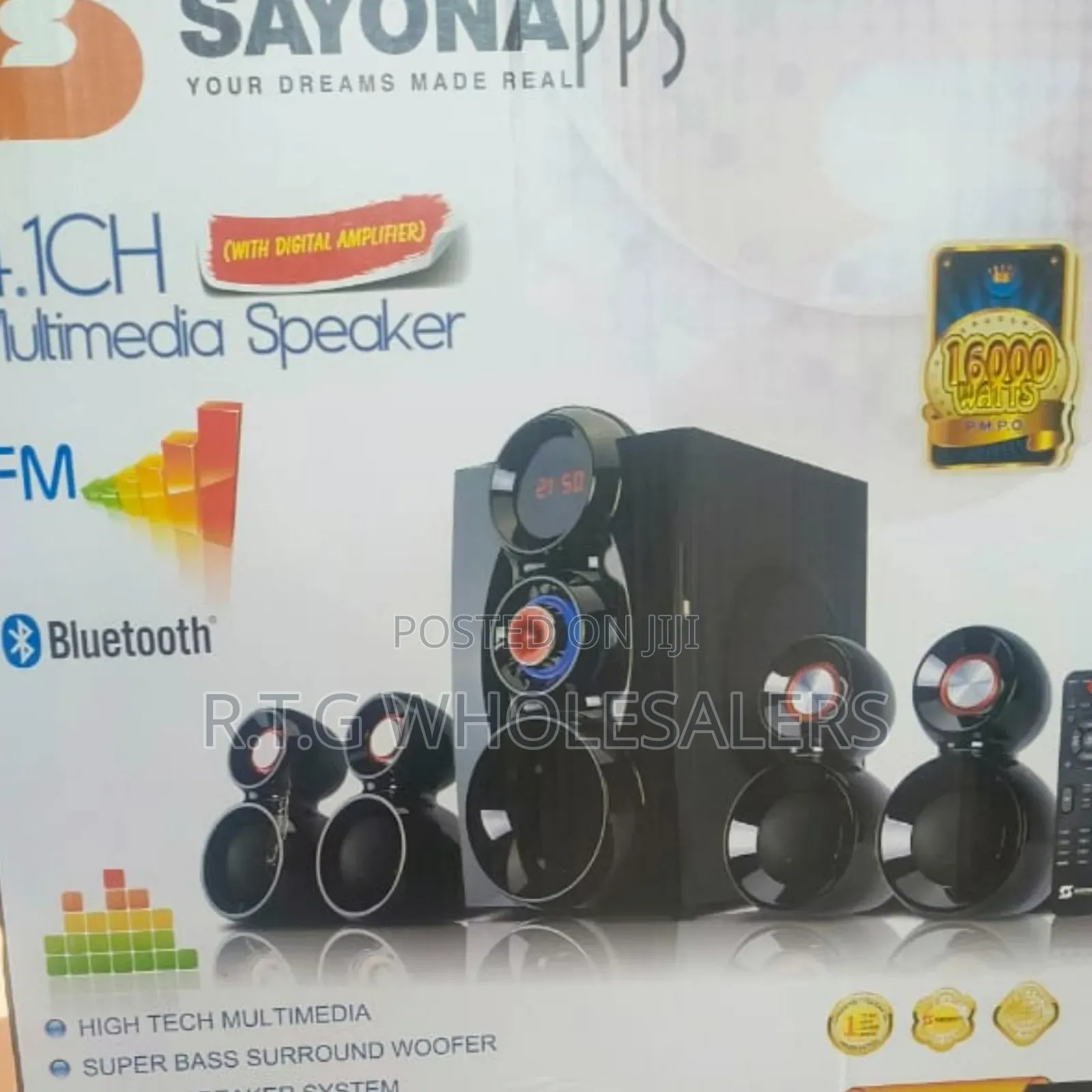 Sayona Sht‐1148bt / Sht‐1149bt 4.1ch Bluetooth Speaker