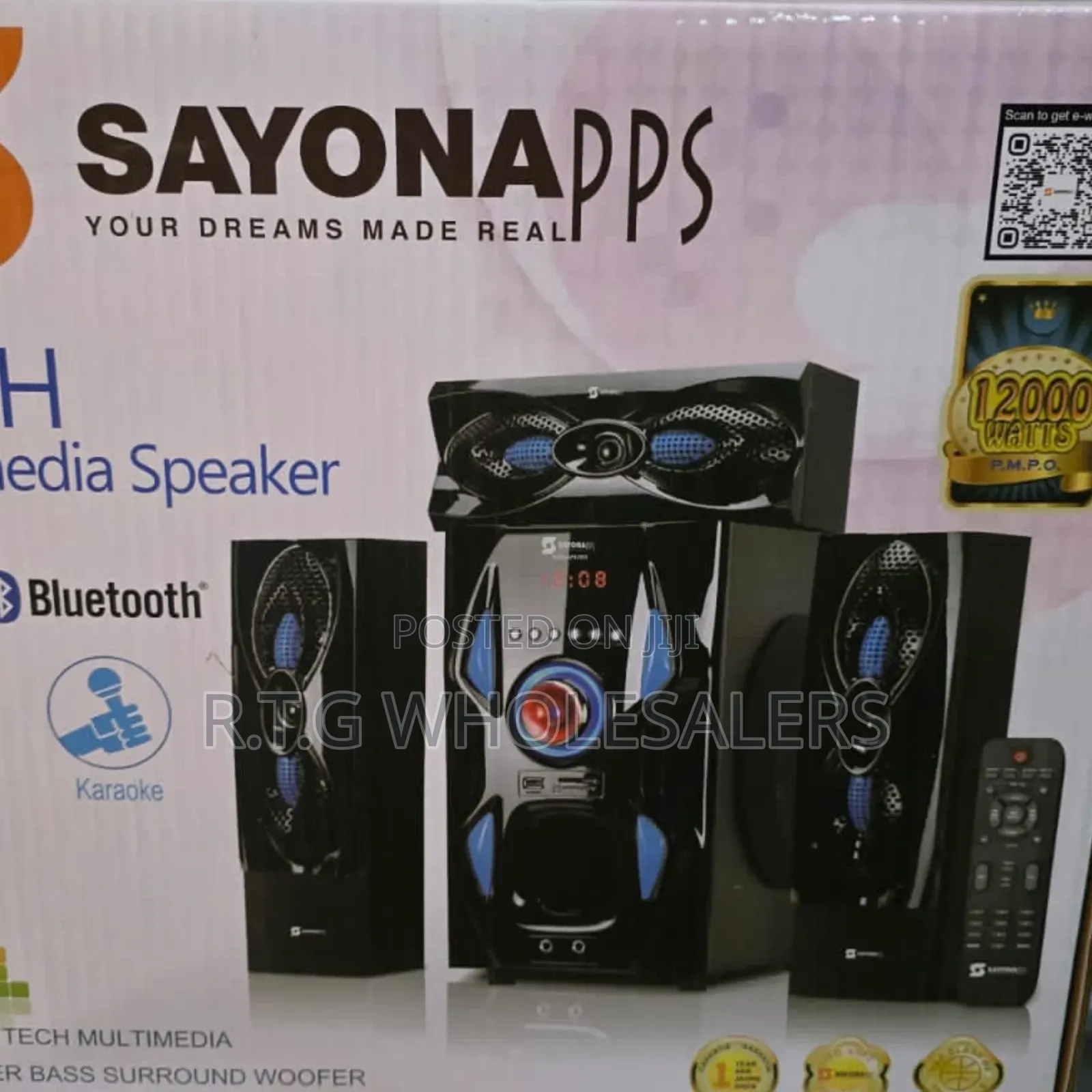Sayona Sht‐1217 Bt 3.1ch Home Theater System