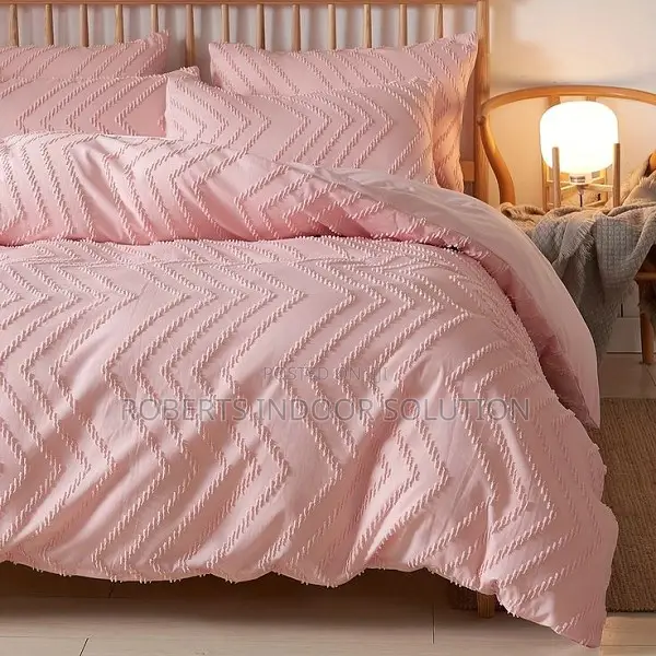 Soft Tufted Wave Duvet Set