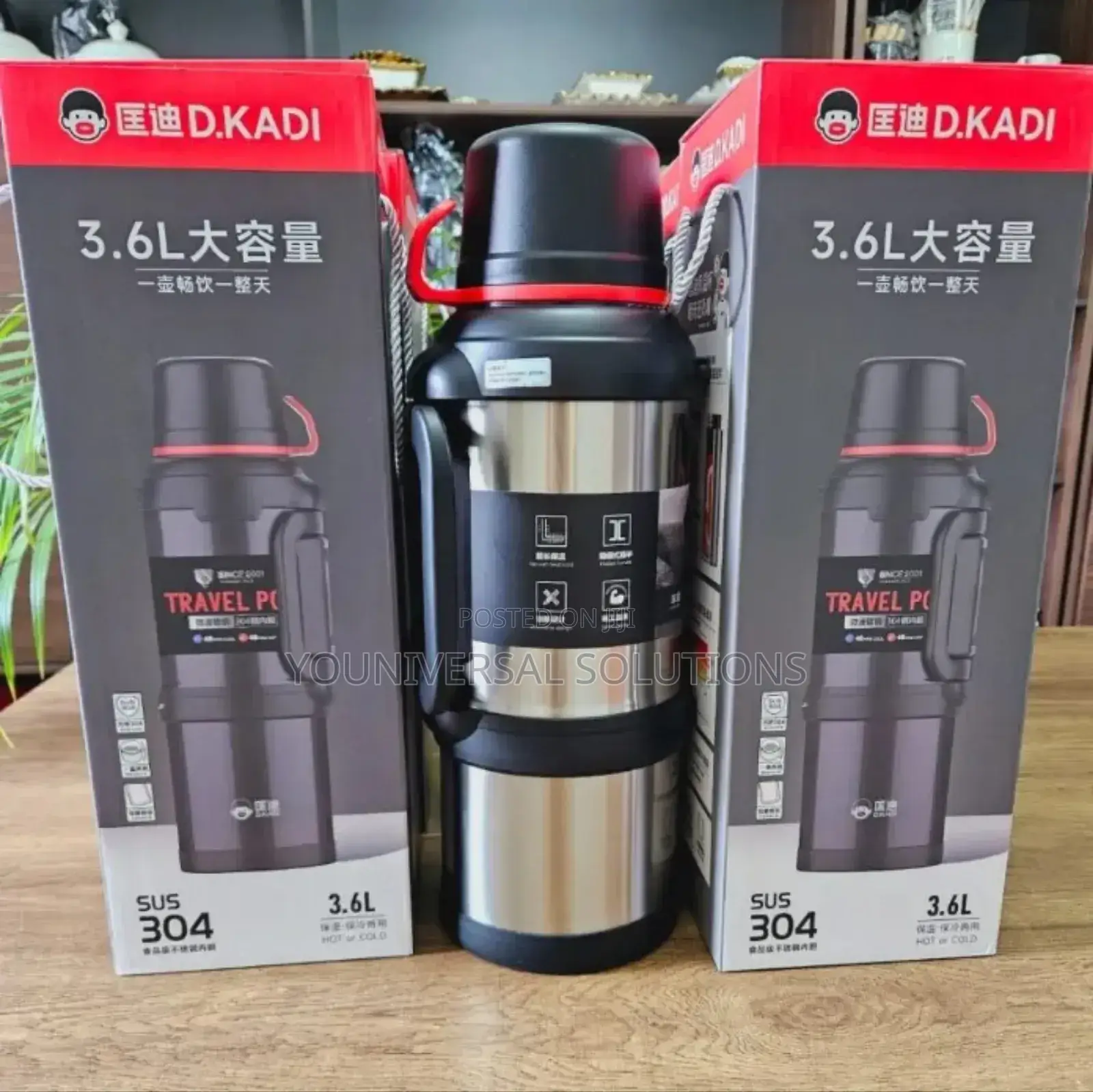 Vacuum Flask
3.6 Litres