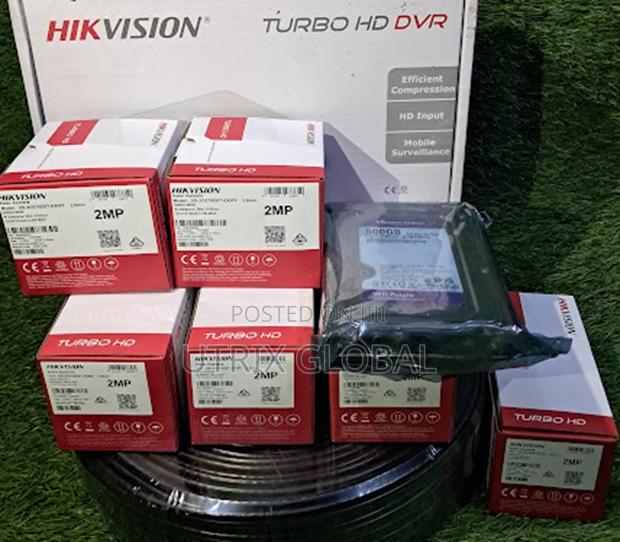 Hikvision 8 Channel Cctv 5 Camera Combo - main view