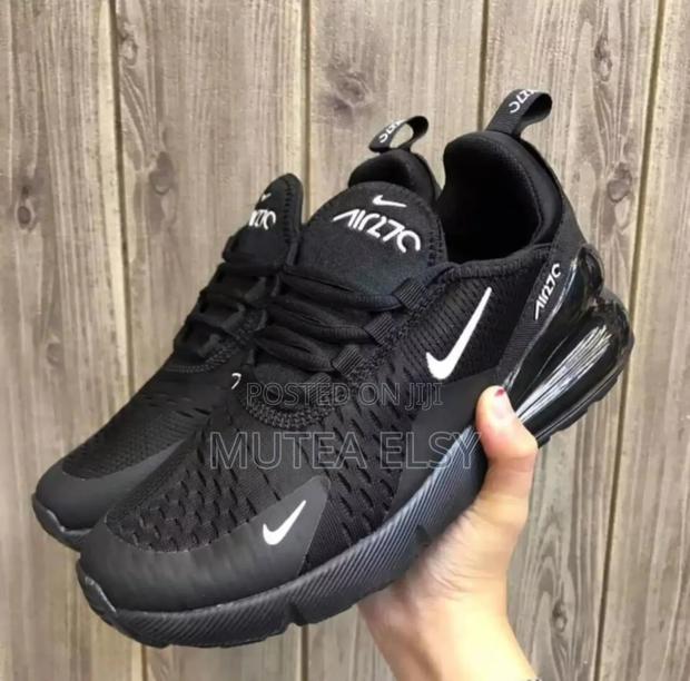 Airmax 270 Black Tick White Sneakers - thumbnail 4