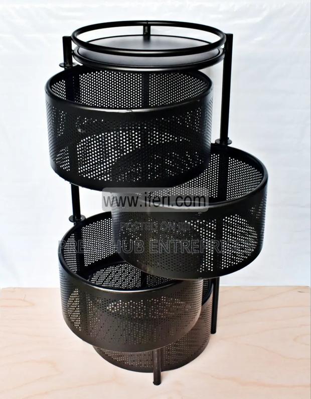 4-Tier Rotating Kitchen Storage Rack - main view