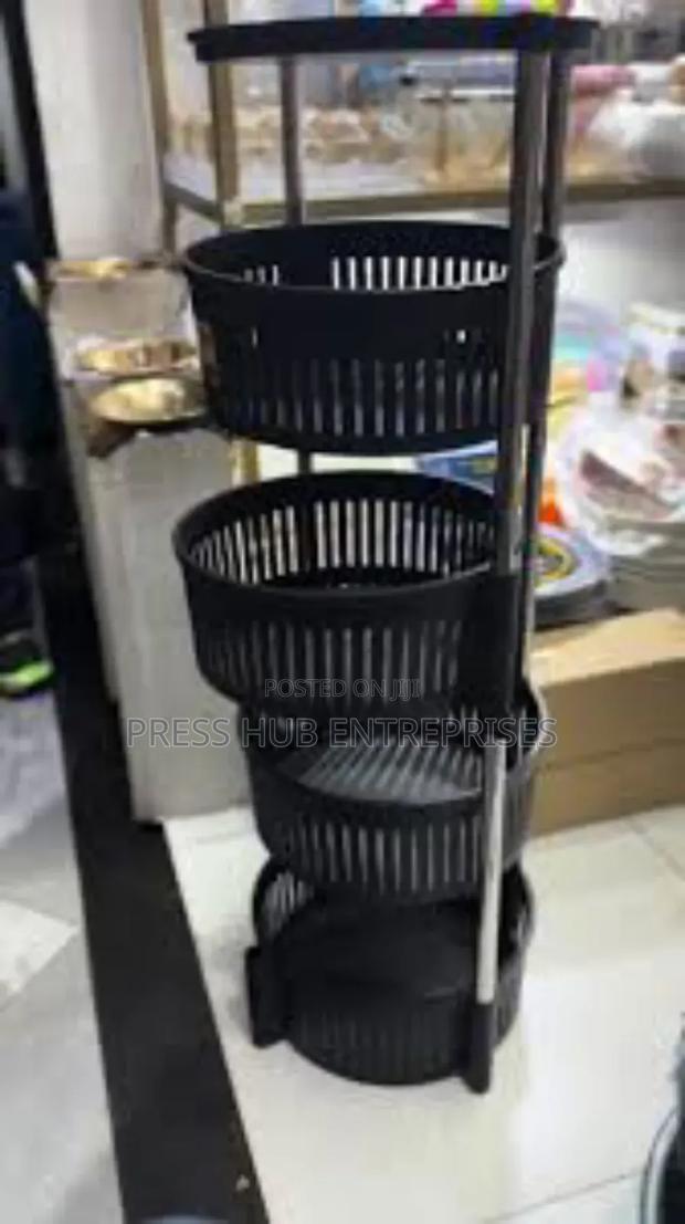 4-Tier Rotating Kitchen Storage Rack* - main view