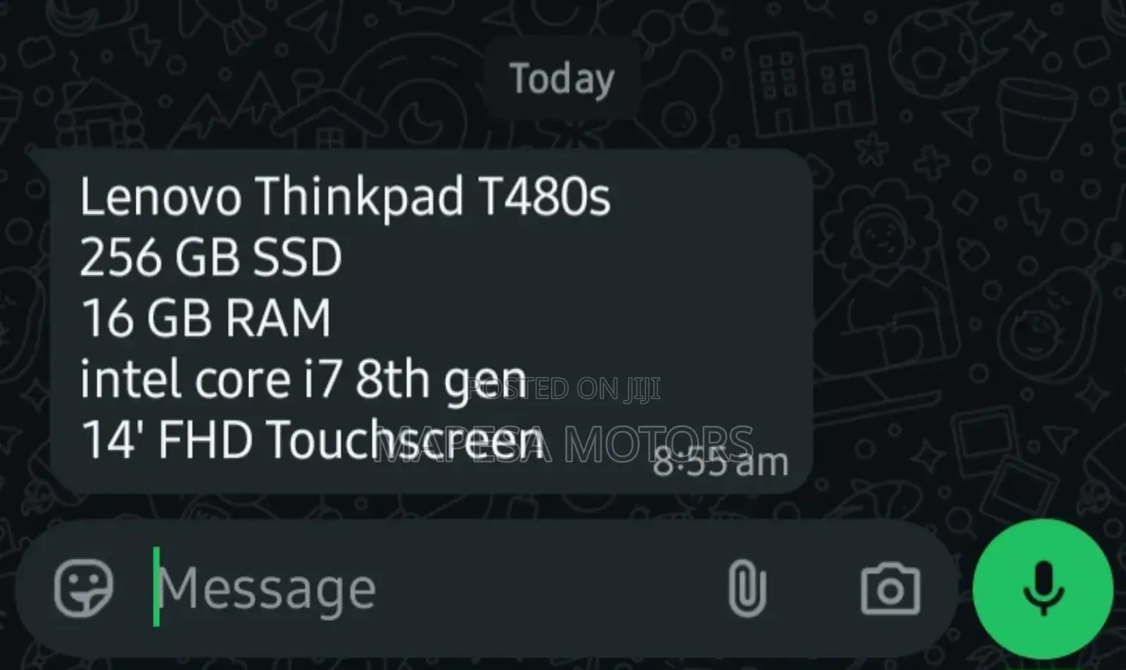 Laptop Lenovo ThinkPad T480s 16GB Intel Core i7 SSD 256GB