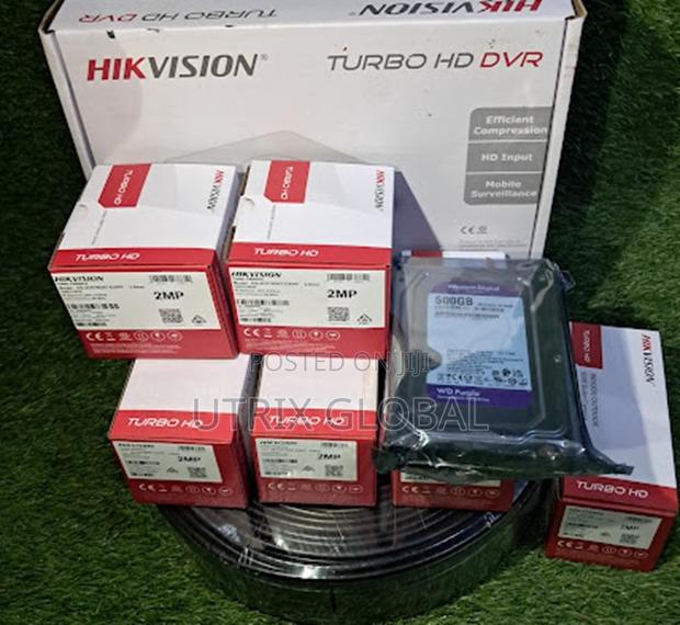 Hikvision 8ch Dvr 5 Camera Home Security Set