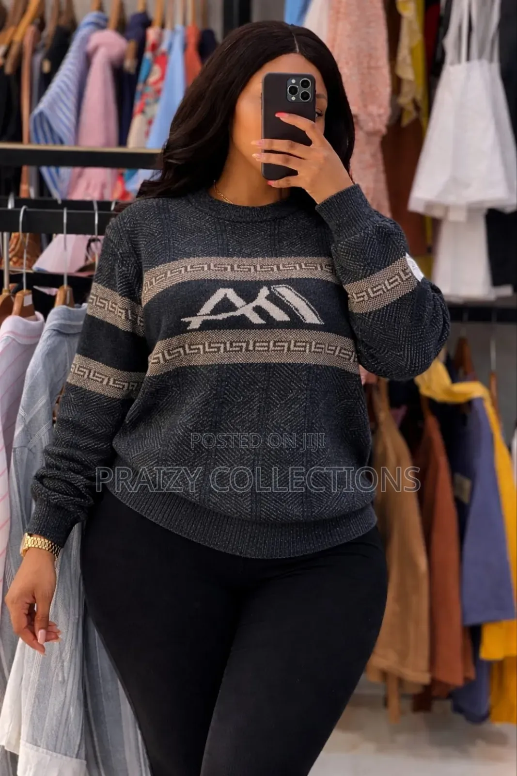 Round Neck Sweater Top
