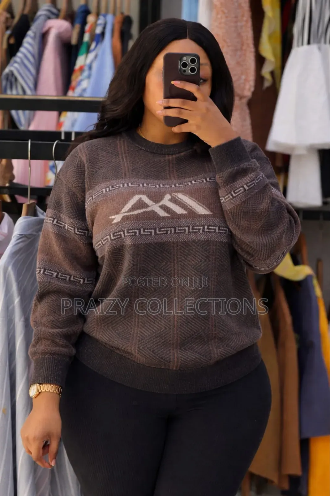 Round Neck Sweater Top