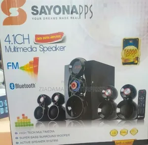 4.1ch Home Audio – Sayona 16000w Subwoofer Speaker System