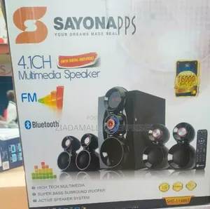 Sayona Home Theater Sayona 4.1ch 16000w Multimedia Speakers – High-Po