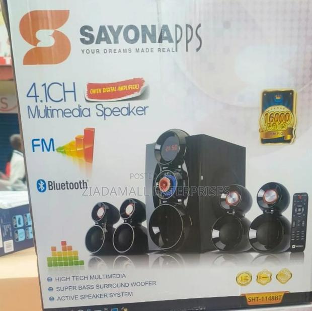 Sayona Home Theater Sayona 4.1ch 16000w Multimedia Speakers – High-Po